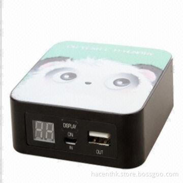 Large Capacity 10,000mAh Mobile/Portable Power Bank, 5V, 1A Input, CE, RoHS, FCC Marks